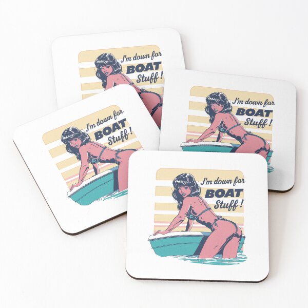 Item preview, I'm down for boat stuff! designed and sold by NicMacTees.