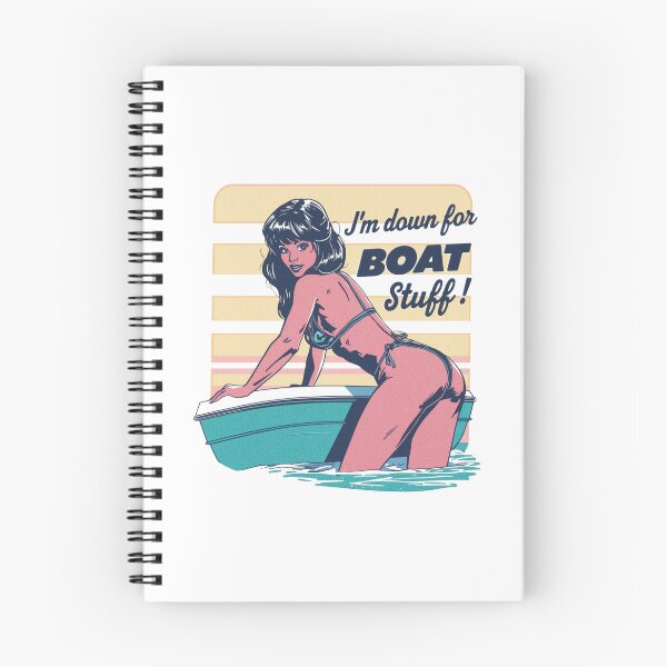 Item preview, I'm down for boat stuff! designed and sold by NicMacTees.