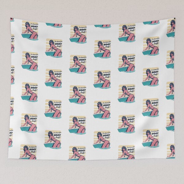 Item preview, I'm down for boat stuff! designed and sold by NicMacTees.