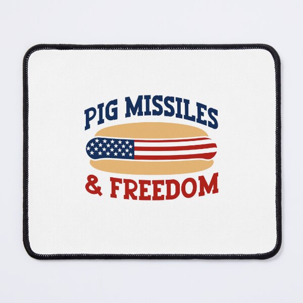 Item preview, Pig Missiles Freedom 4th Of July Patriotic BBQ designed and sold by gunaone-design.