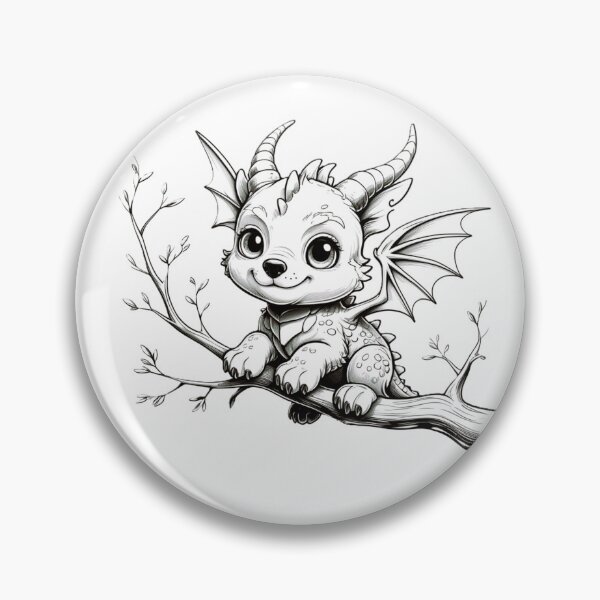 Item preview, Happy dragon on a branch 3 designed and sold by Universe-of-Merch.