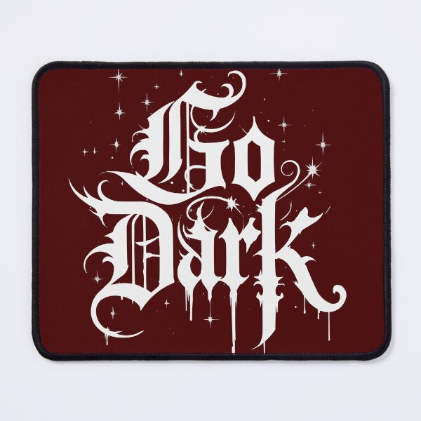 Item preview, Go Dark Gothic Aesthetic Shirt – Dark Alternative Fashion Graphic Tee designed and sold by VikArtStudio.