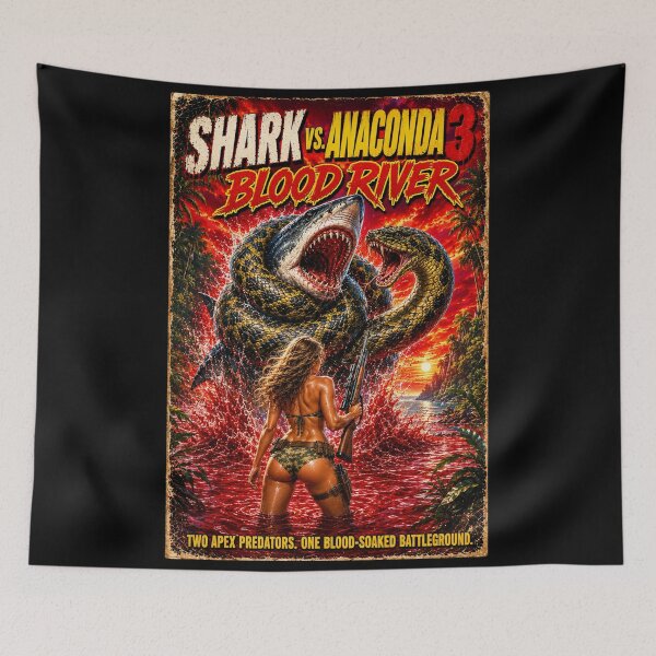 Item preview, Shark vs Anaconda 3 - B Movie Action Horror designed and sold by FilMate.