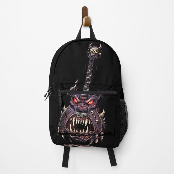 Item preview, Purple Monster Guitar Fangs — Creepy Rock Dark Art designed and sold by David Mateo ArtWorks.