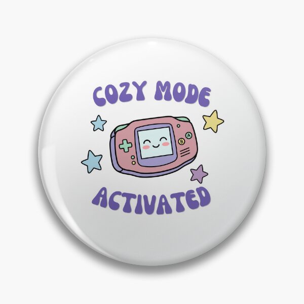 Item preview, Cozy Mode Activated Retro Pastel Kawaii Gaming Console designed and sold by Snowy Studio Designs.