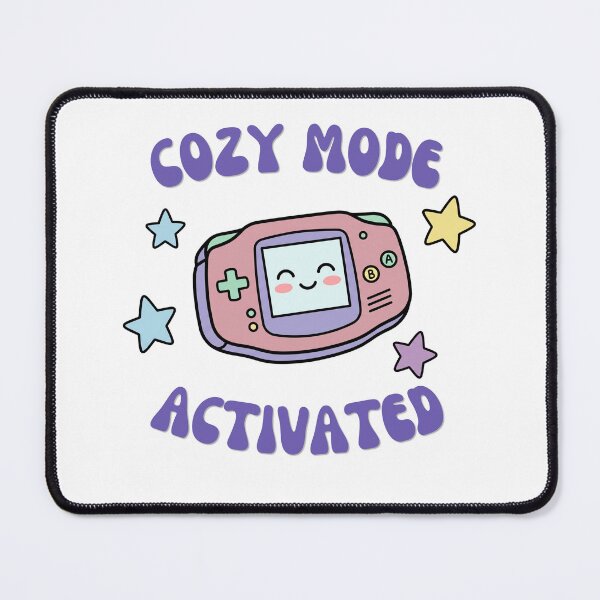 Item preview, Cozy Mode Activated Retro Pastel Kawaii Gaming Console designed and sold by Snowy Studio Designs.