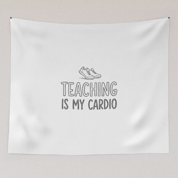 Item preview, Teaching is My Cardio designed and sold by YNAMREG.