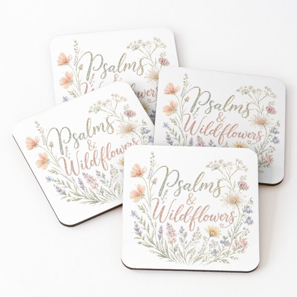 Item preview, Psalms and Wildflowers - Floral Christian Scripture Garden Faith Design designed and sold by SoulThread Studio.