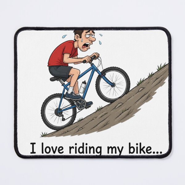 Item preview, I love riding my bike... downhill. designed and sold by Dah32.