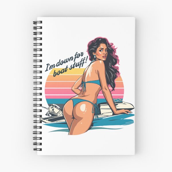 Item preview,  I'm down for boat stuff! designed and sold by NicMacTees.