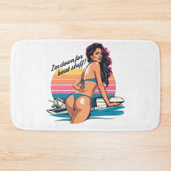 Item preview,  I'm down for boat stuff! designed and sold by NicMacTees.