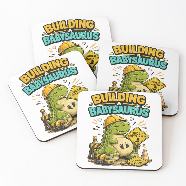 Item preview, Building A Babysaurus Funny Pregnancy Dinosaur Construction Gift designed and sold by Bo0gyArt.