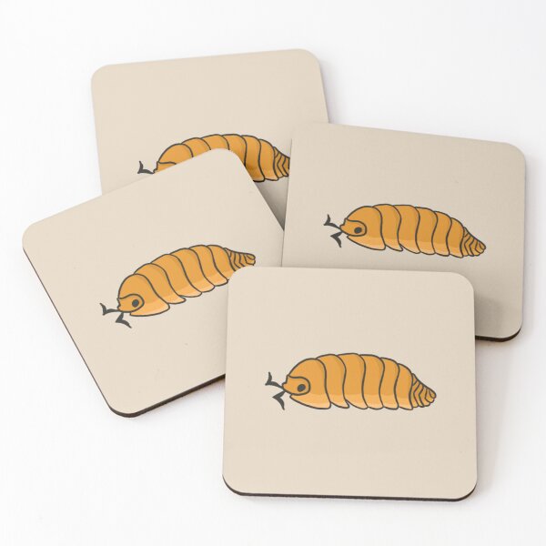 Item preview, Isopod - Orange Freezie designed and sold by Risky Beetle.