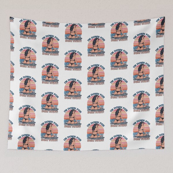 Item preview, I'm down for boat stuff! designed and sold by NicMacTees.