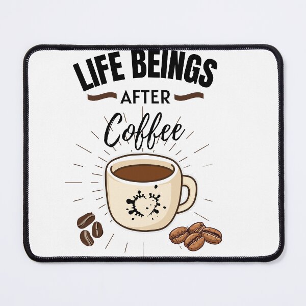 Item preview, Life Begins After Coffee Vintage Coffee Lover Design | Funny Caffeine Quote designed and sold by vibecraft_studio2.