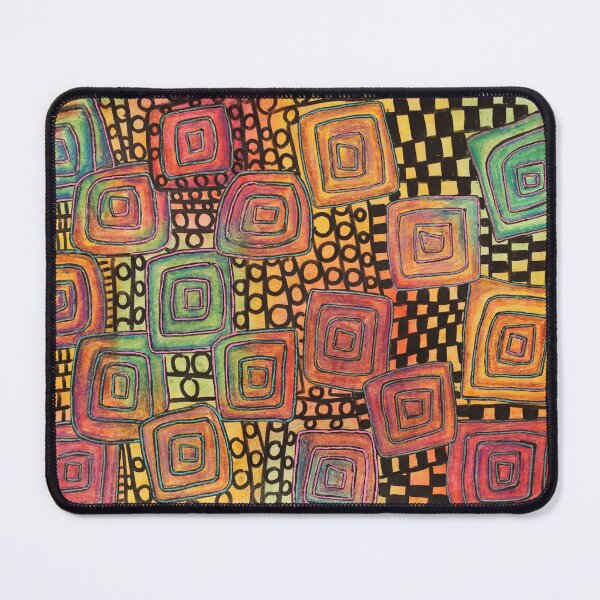 Item preview, Colorful Spiral Squares designed and sold by Lady Nix 40.