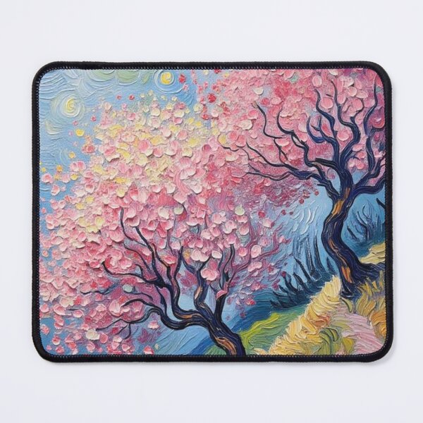 Item preview, Flowering cherry trees on the hillside designed and sold by sid1802.