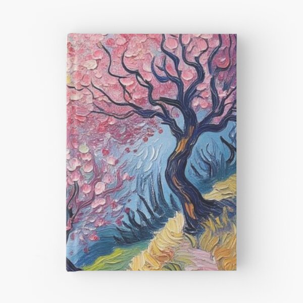 Item preview, Flowering cherry trees on the hillside designed and sold by sid1802.