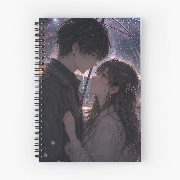 Item preview, Love under an umbrella - on a rainy night designed and sold by PicParadiz.