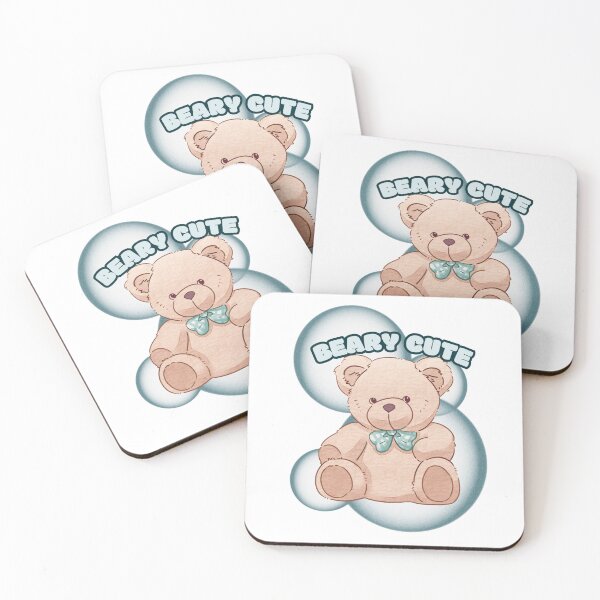 Item preview, Beary Cute - blue designed and sold by priyankajustine.