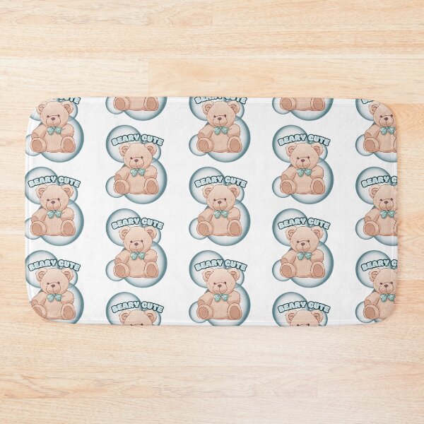 Item preview, Beary Cute - blue designed and sold by priyankajustine.