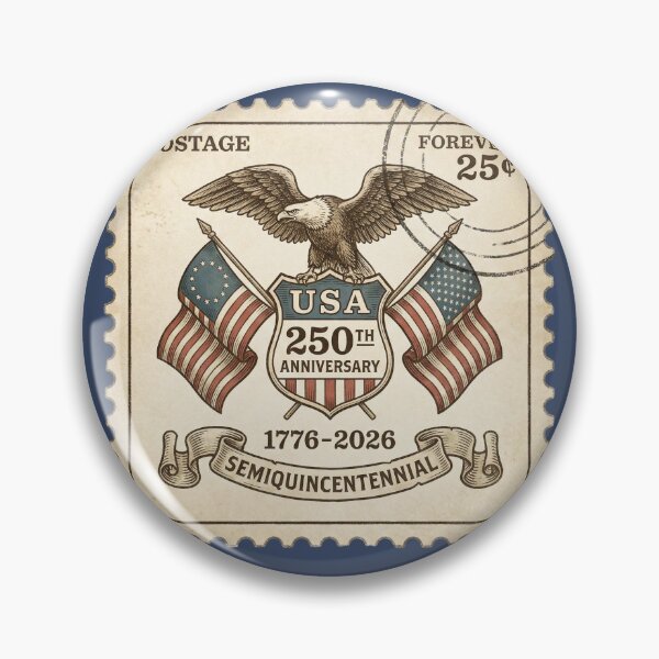 Item preview, USA 250th Anniversary Semiquincentennial Stamp designed and sold by d247.