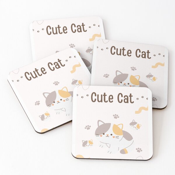 Item preview, Cute Cat Kawaii Cartoon Sticker Design designed and sold by PixelVibe Art.