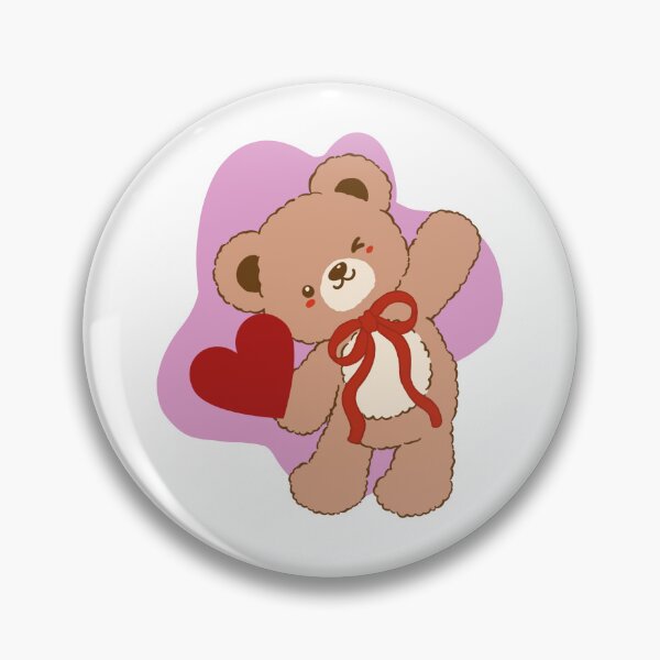 Item preview, Cute Teddy bear - pink designed and sold by priyankajustine.