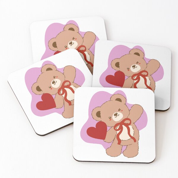 Item preview, Cute Teddy bear - pink designed and sold by priyankajustine.