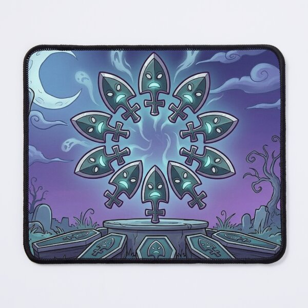 Item preview, Spooky Coffin Portal: Eerie Graveyard Night designed and sold by AirCrayons27.