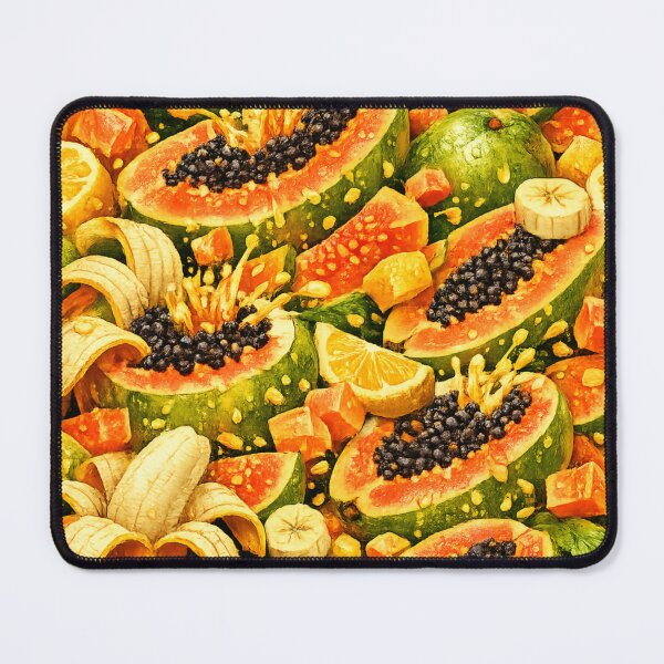Item preview, Tropical Papaya Paradise Pattern designed and sold by ITSimagination.