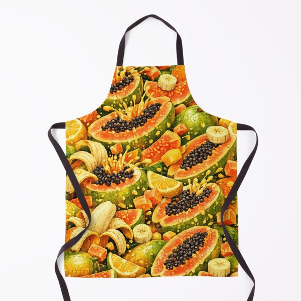 Item preview, Tropical Papaya Paradise Pattern designed and sold by ITSimagination.