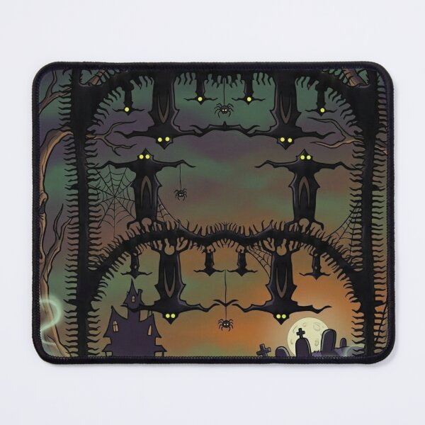 Item preview, Haunted Forest Bat Silhouette Gothic Art designed and sold by AirCrayons27.