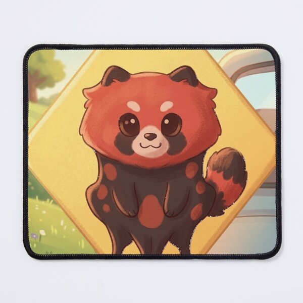 Item preview, Cute Red Panda Baby on Board Car Sign designed and sold by AirCrayons27.