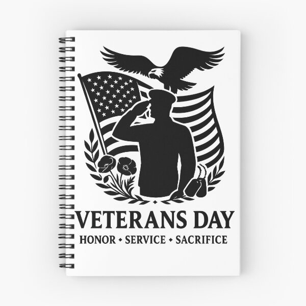 Item preview, Día de los Veteranos: Honor • Servicio • Sacrificio designed and sold by Les-Ink-Studio.