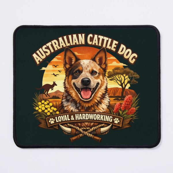 Item preview, Australian Cattle Dog - Loyal & Hardworking designed and sold by SidTastic .