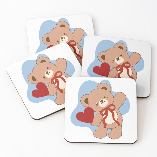Item preview, Cute Teddy bear - blue designed and sold by priyankajustine.