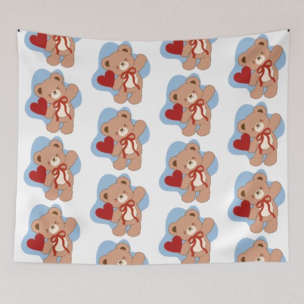 Item preview, Cute Teddy bear - blue designed and sold by priyankajustine.