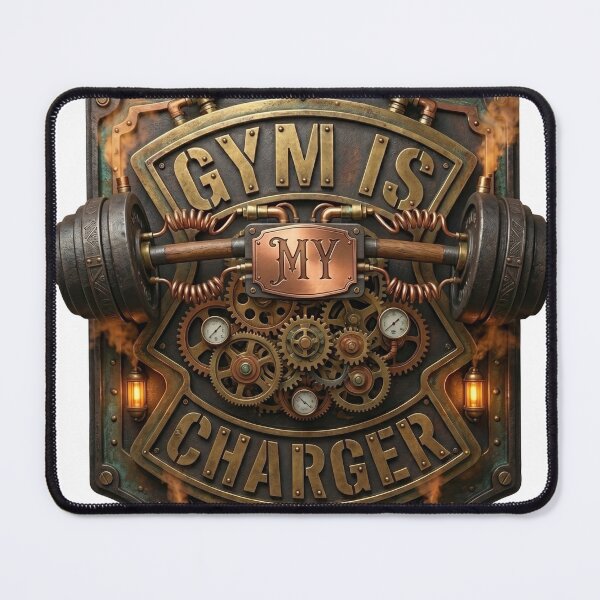 Item preview, Gym is my Charger   designed and sold by ArtyLify.