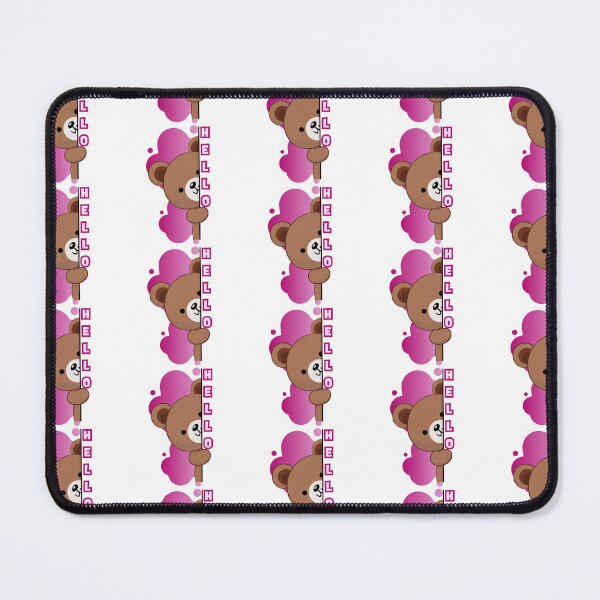 Item preview, Hello Teddy bear - pink designed and sold by priyankajustine.