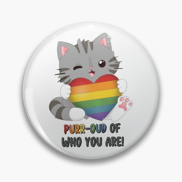 Item preview, Kitty Cat Pride Sticker designed and sold by LittleRockArt.