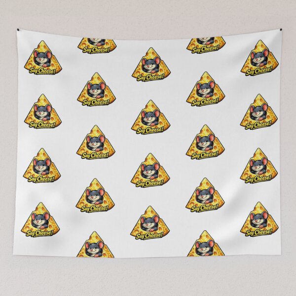 Item preview, Say Cheese! – Confident Mouse in Swiss Cheese designed and sold by UkrainianSpain.