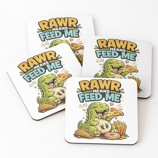 Item preview, RAWR Means Feed Me Funny Pregnancy Cravings Dinosaur Design designed and sold by Bo0gyArt.
