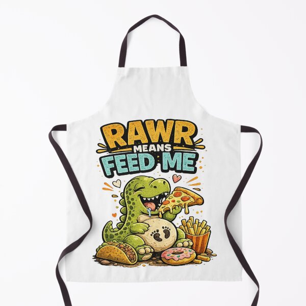 Item preview, RAWR Means Feed Me Funny Pregnancy Cravings Dinosaur Design designed and sold by Bo0gyArt.