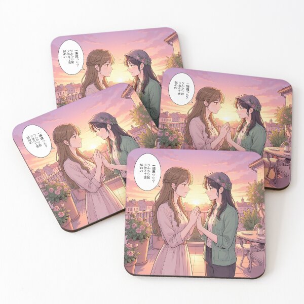 Item preview, Love in the evening light - on the balcony during the golden hour designed and sold by PicParadiz.