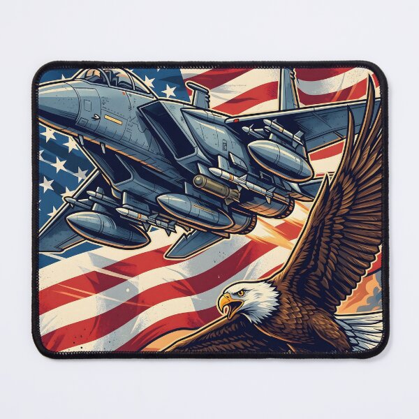Item preview, F-15 Eagle with Bald Eagle USA Design designed and sold by ArtDreams92.