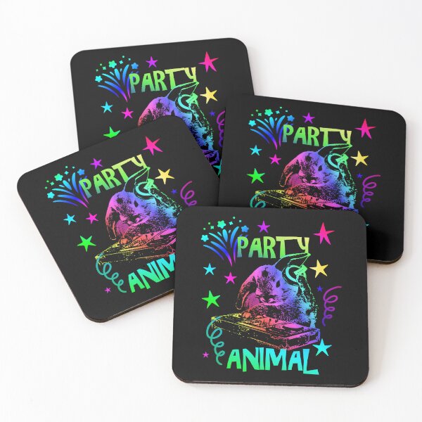 Item preview, Party Animal Rabbit DJ Psychedelic Music Lover designed and sold by marke770.