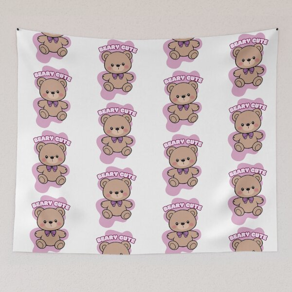 Item preview, Beary Cute - pink designed and sold by priyankajustine.