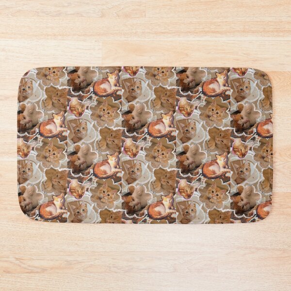 Item preview, Cute Orange Cat Scrapbook Collage Aesthetic designed and sold by PixelVibe Art.