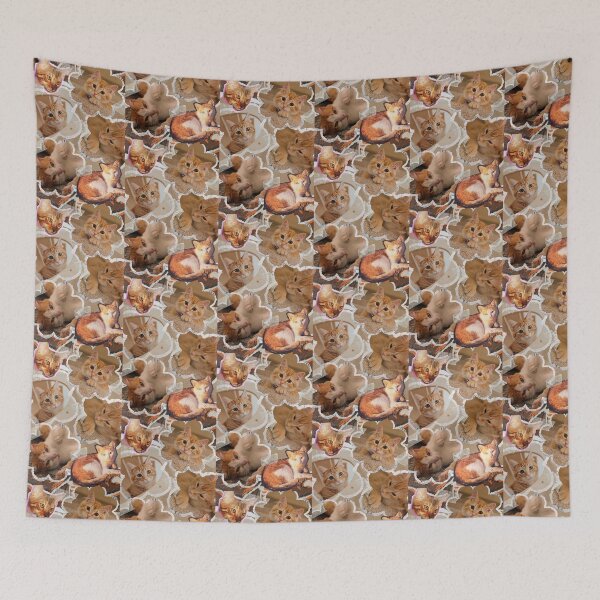 Item preview, Cute Orange Cat Scrapbook Collage Aesthetic designed and sold by PixelVibe Art.